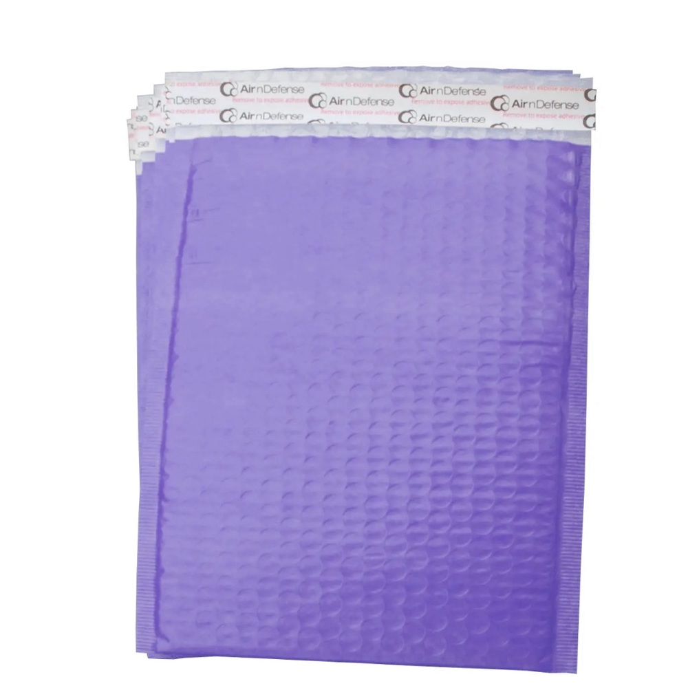 100 7x4” #000 Padded mailer self-seal poly envelope purple -Small